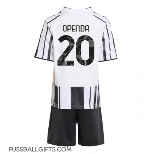 Juventus Lois Openda #20 Fußballbekleidung Heimtrikot Kinder 2025-26 Kurzarm (+ kurze hosen)